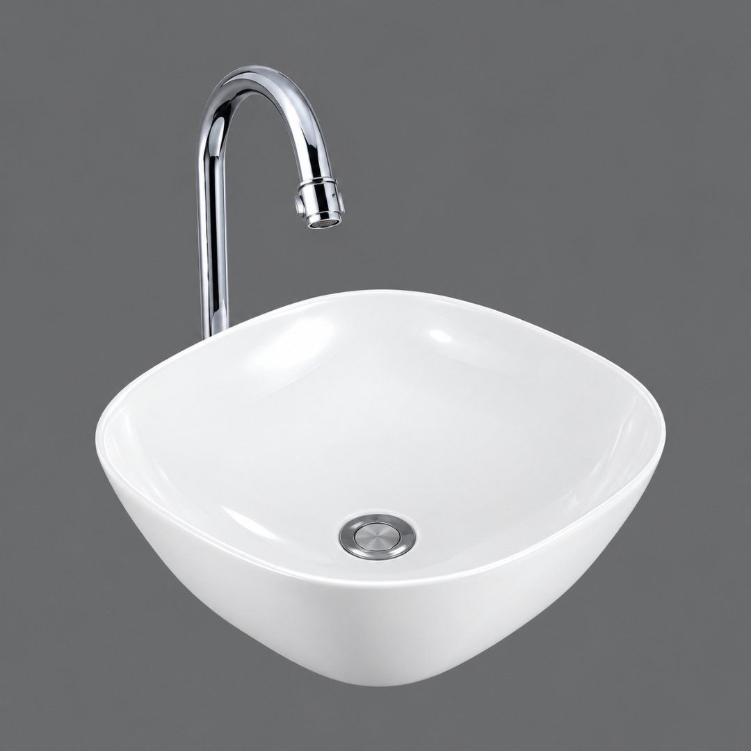 Sonet RICON, table top basin (view 2)